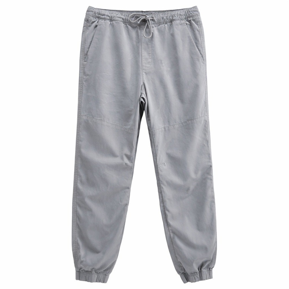 Hollister Jogger Pants Mens Medium Gray Epic Flex Drawstring Cuffed Streetwear